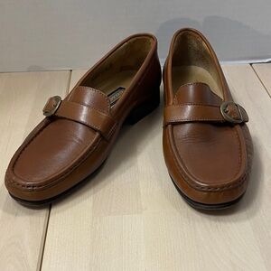 Vintage Coach J311 Light Brown Leather Driving Loafers Made in Italy Women’s 7B